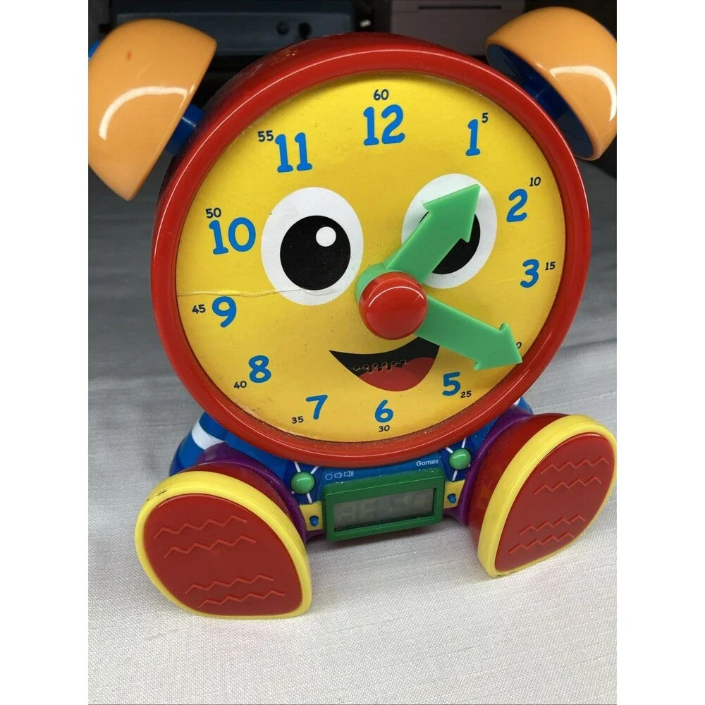 The Learning Journey - Telly Jr. Teaching Time Clock - Primary Color - Telling